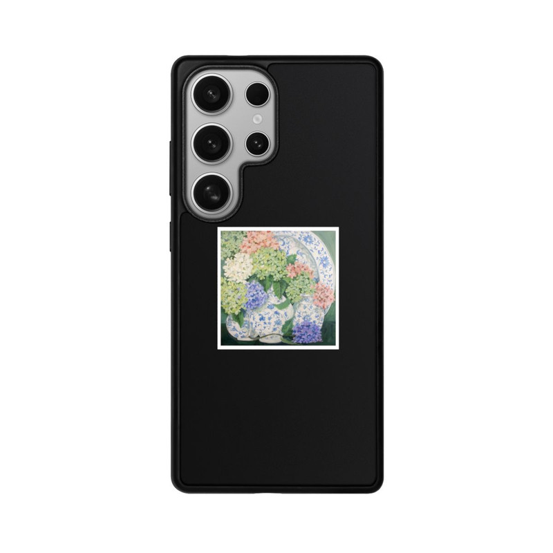 Galaxy S25 Ultra Base Case Hydrangeas by Jennifer Abbott