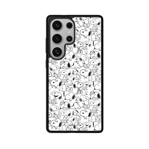 Samsung Galaxy S25 Ultra Base Case Classic Snoopy Pattern White