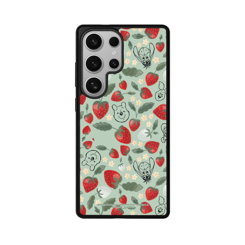 Galaxy S25 Ultra Base Case Winnie the Pooh Strawberries