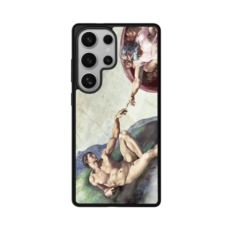 Galaxy S25 Ultra Base Case Michelangelo Buonarroti Erschaffung von Adam