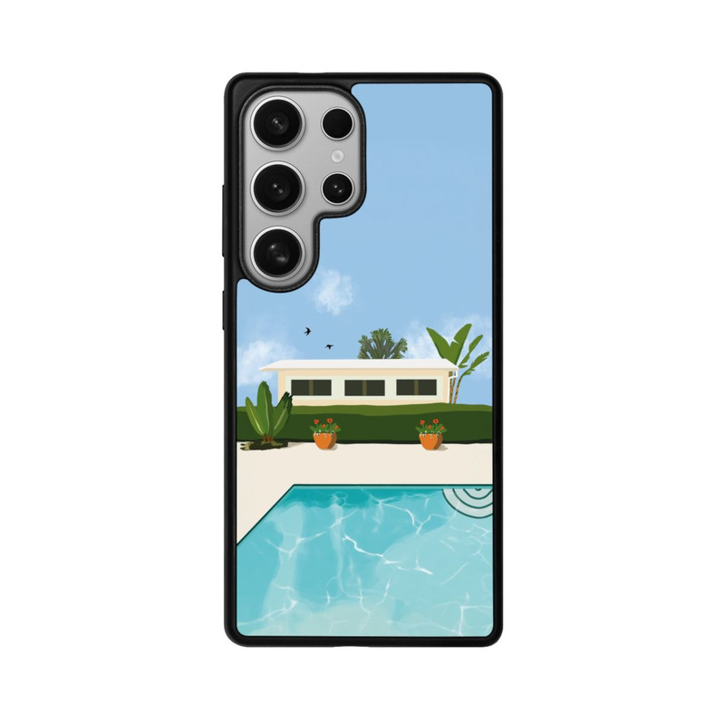 Galaxy S25 Ultra Base Case California Backyard by Roberta Murray
