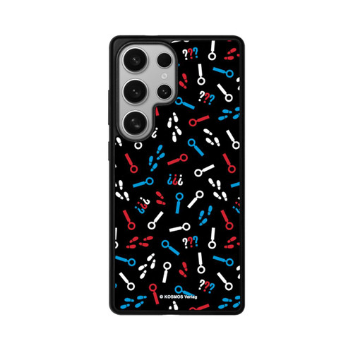 Samsung Galaxy S25 Ultra Base Case Drei Fragezeichen Detektiv Muster