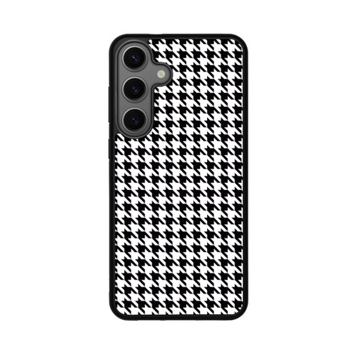 Samsung Galaxy S25+  Base Case Hahnentritt Schwarz Weiß
