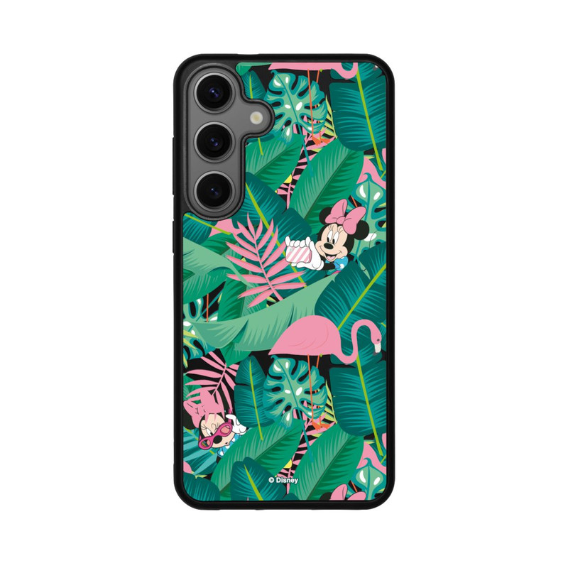 Galaxy S25 + Base Case Minnie Summer Palmblätter ohne Hintergrund