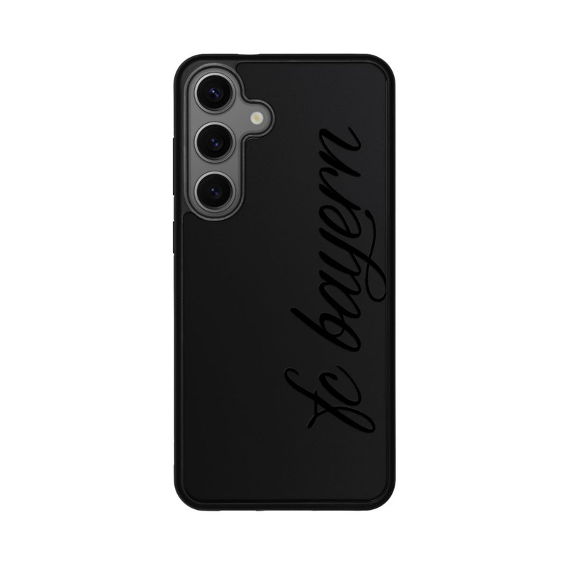 Galaxy S25 + Base Case Schwarzes FCB Girlmotiv - ohne Hintergrund