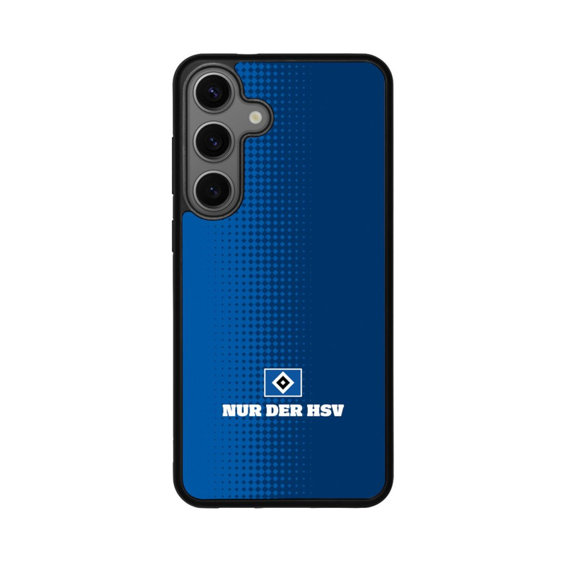 Galaxy S25 + Base Case Nur der HSV - Rautenraster Blau