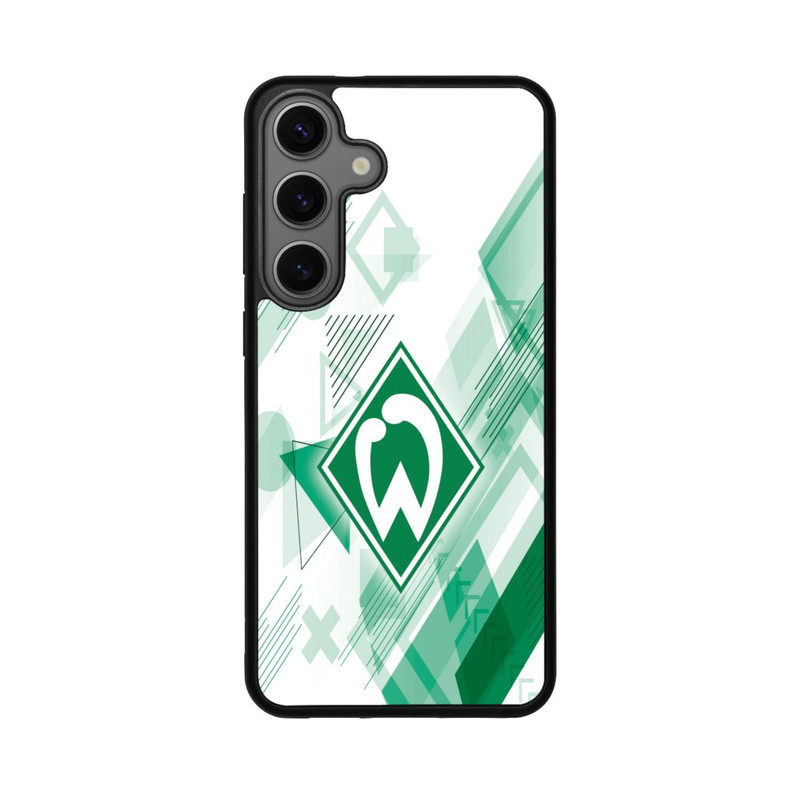 Galaxy S25 + Base Case Weiße Grafikelemente - Werder Bremen