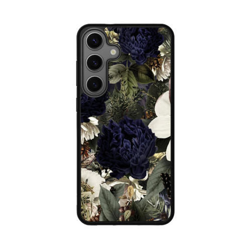 Samsung Galaxy S25+  Base Case Dunkle Mitternachts Barock Vintage Blumen