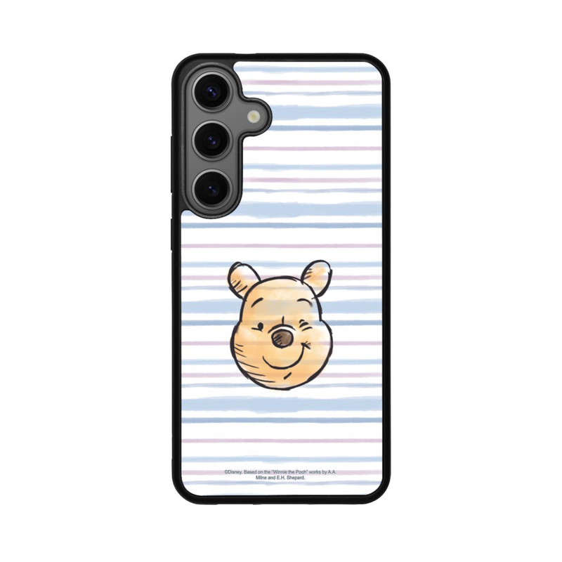 Galaxy S25 + Base Case Winnie Puuh auf Streifen