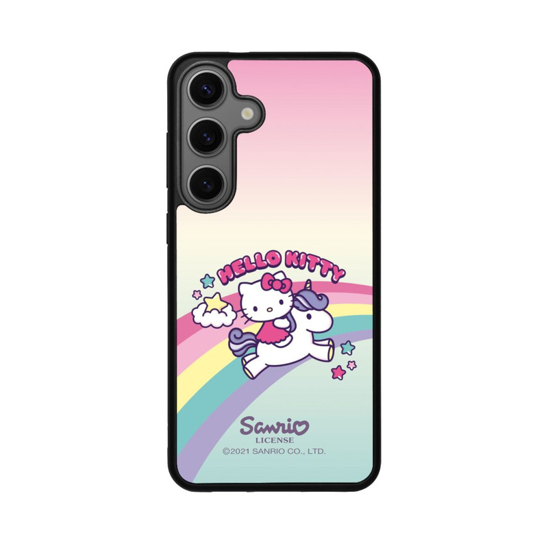 Galaxy S25 + Base Case Hello Kitty Regenbogen 