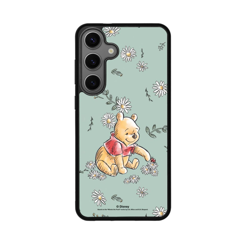 Galaxy S25 + Base Case Winnie Puuh Gänseblümchen und Käfer Liebe