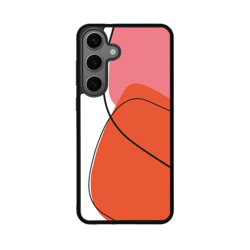 Samsung Galaxy S25+  Base Case Meine orangefarbene Kunst