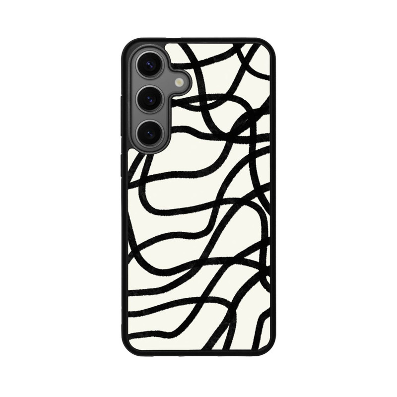 Galaxy S25 + Base Case Schwarze Linien