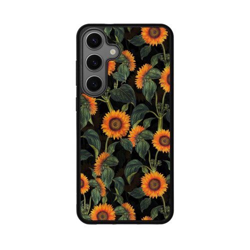 Samsung Galaxy S25+  Base Case Sonnenblume schwarz
