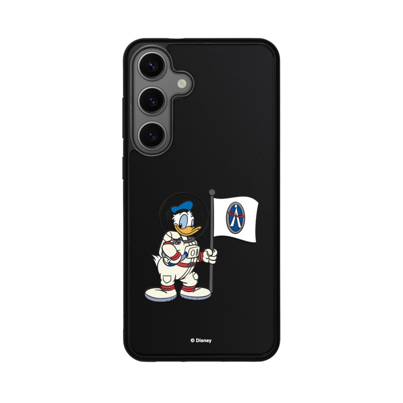 Galaxy S25 + Base Case Donald Duck Astronaut Transparent