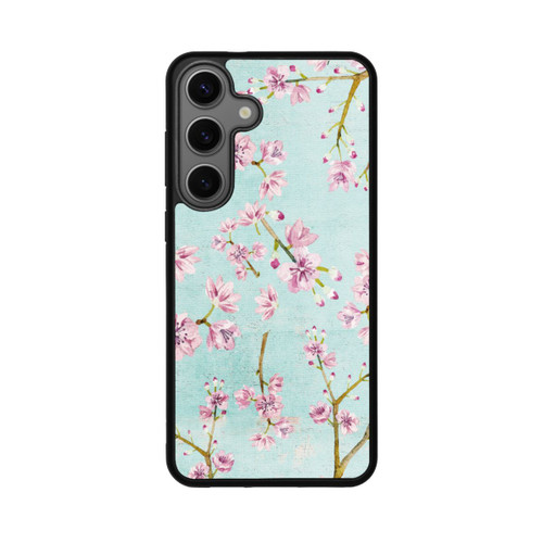 Samsung Galaxy S25+  Base Case Kirschblütenzweigmuster Hellblau