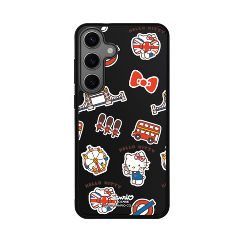 Samsung Galaxy S25+  Base Case Hello Kitty Londoner Abzeichen Transparent