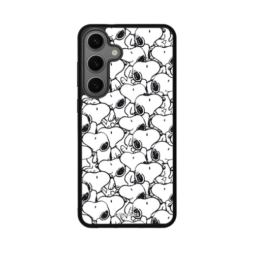 Samsung Galaxy S25+  Base Case Snoopy Muster Schwarz und Weiß