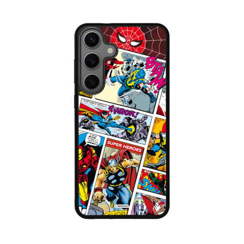 Samsung Galaxy S25+  Base Case Marvel Retro Comic Blue