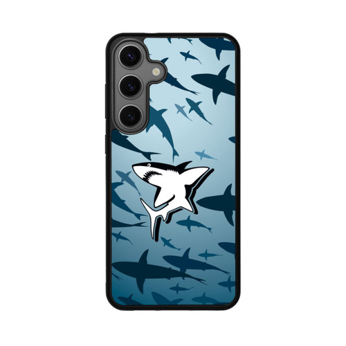 Samsung Galaxy S25+  Base Case Haie Muster Blau