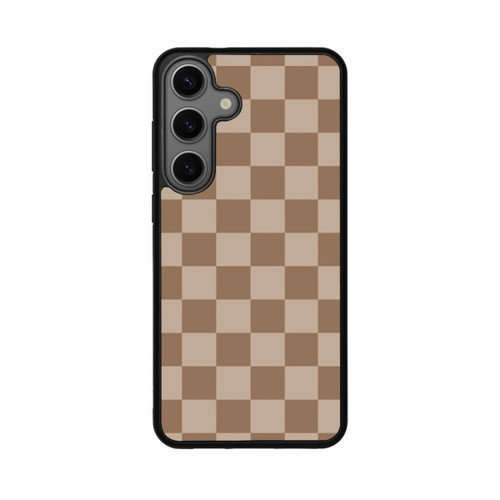 Samsung Galaxy S25+  Base Case Braun Karo
