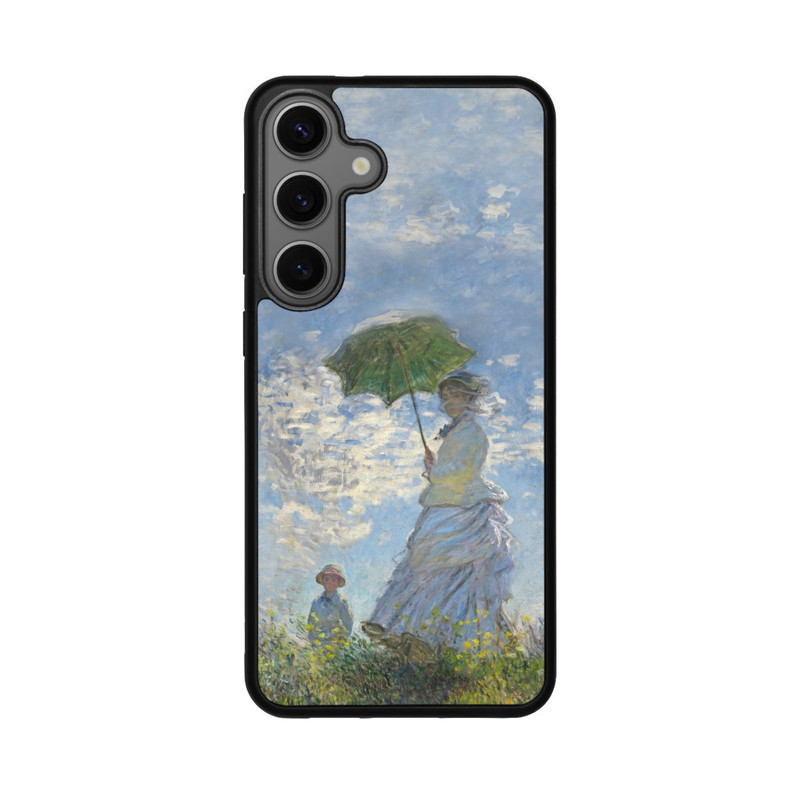Galaxy S25 + Base Case Frau mit Sonnenschirm - Monet