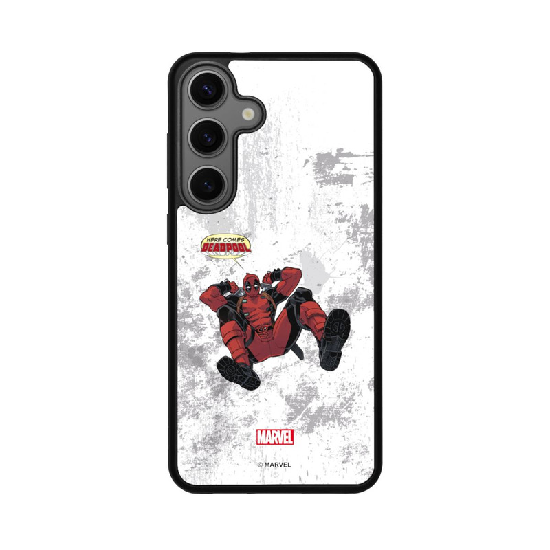 Galaxy S25 + Base Case Here Comes Deadpool