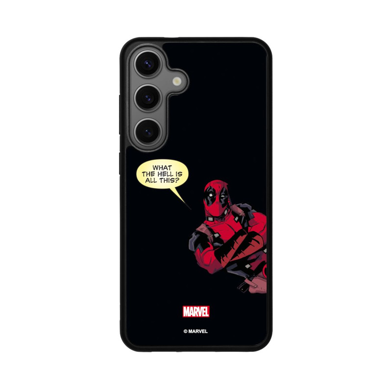 Galaxy S25 + Base Case Deadpool What the Hell