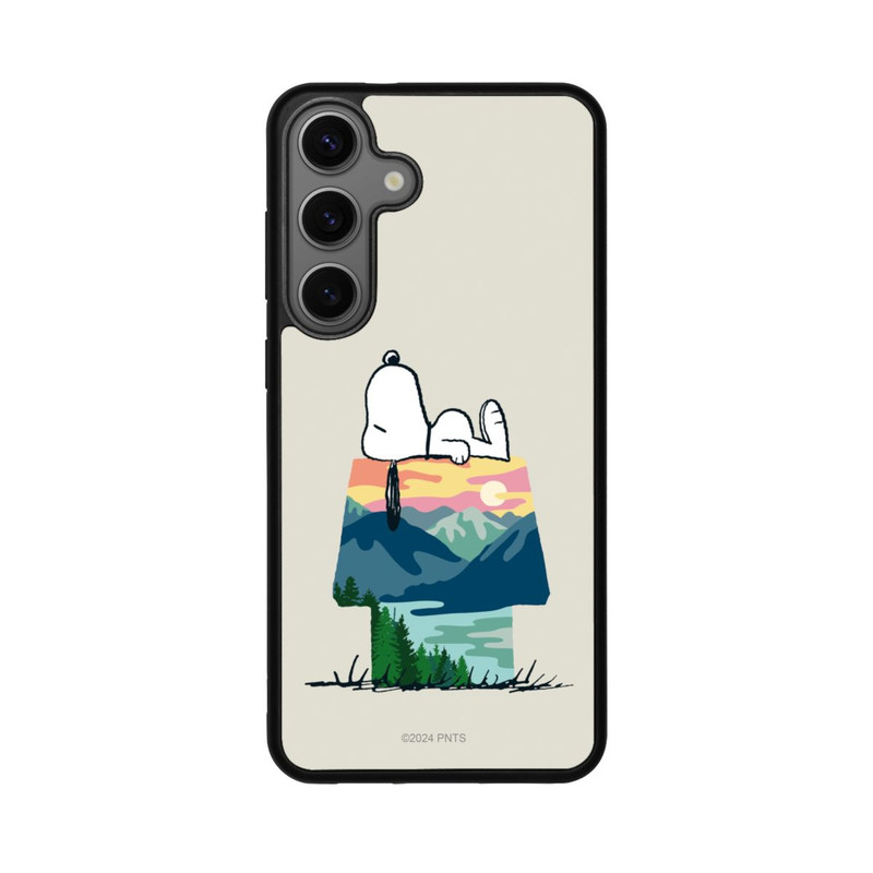 Galaxy S25 + Base Case Snoopy Camping Hütte