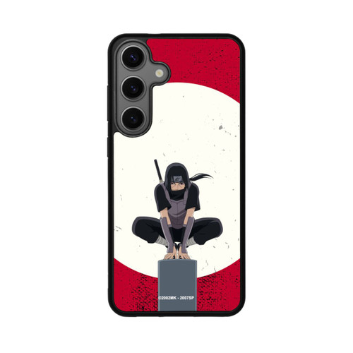 Samsung Galaxy S25+  Base Case Itachi Uchiha Symbol Roter Hintergrund