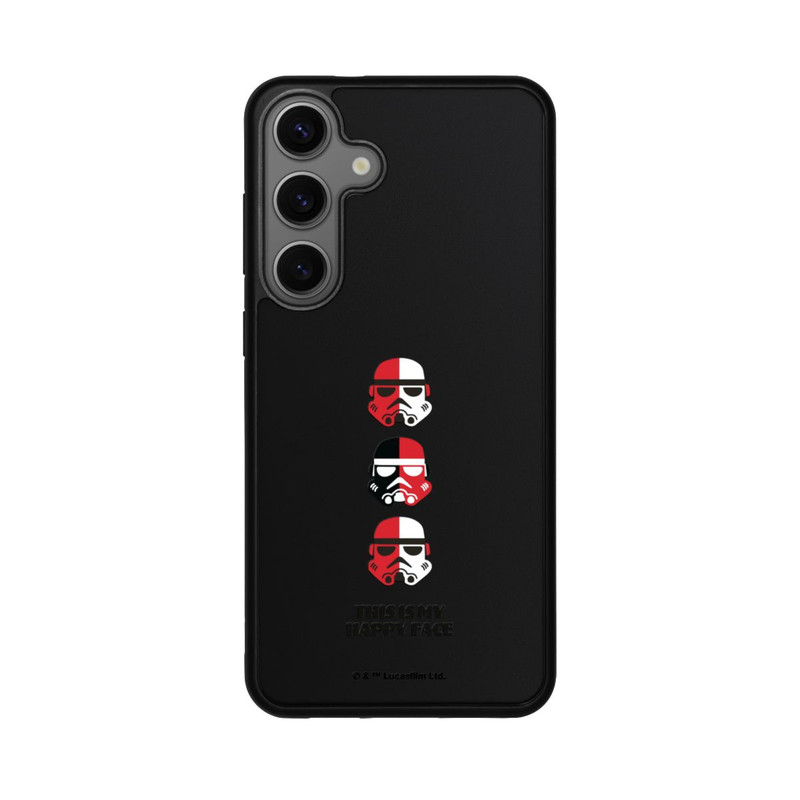 Galaxy S25 + Base Case Storm Trooper Happy Face