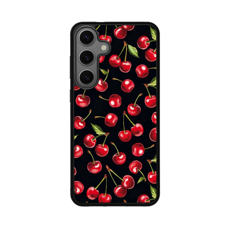 Galaxy S25 + Base Case Kirschmuster Schwarz mit KI