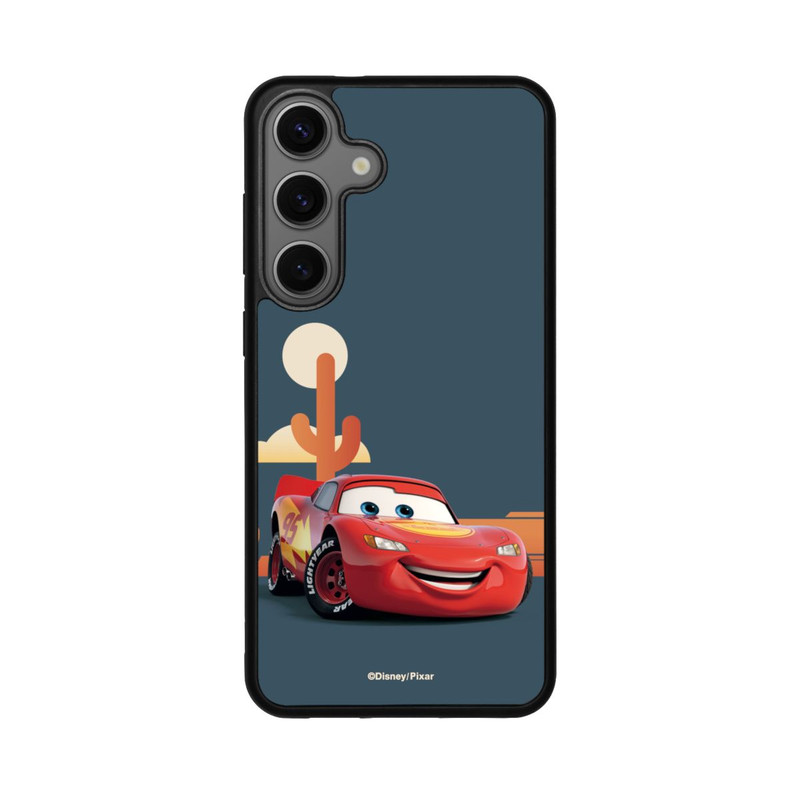 Galaxy S25 + Base Case Disney Cars Lightning McQueen Open Road