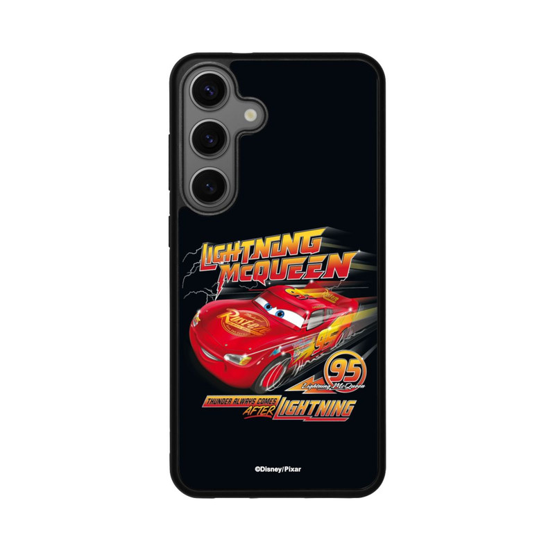 Galaxy S25 + Base Case Cars Lightning McQueen Thunder Always Comes After Lightning