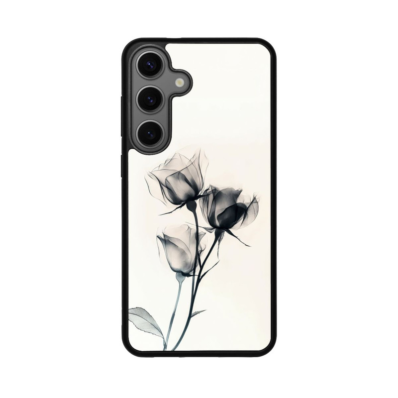 Galaxy S25 + Base Case Schwarze Blume