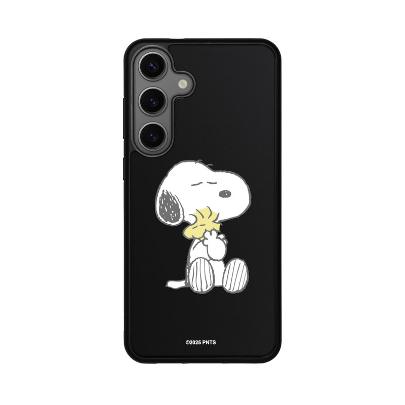Galaxy S25 + Base Case Snoopy And Woodstock Cuddling transparent