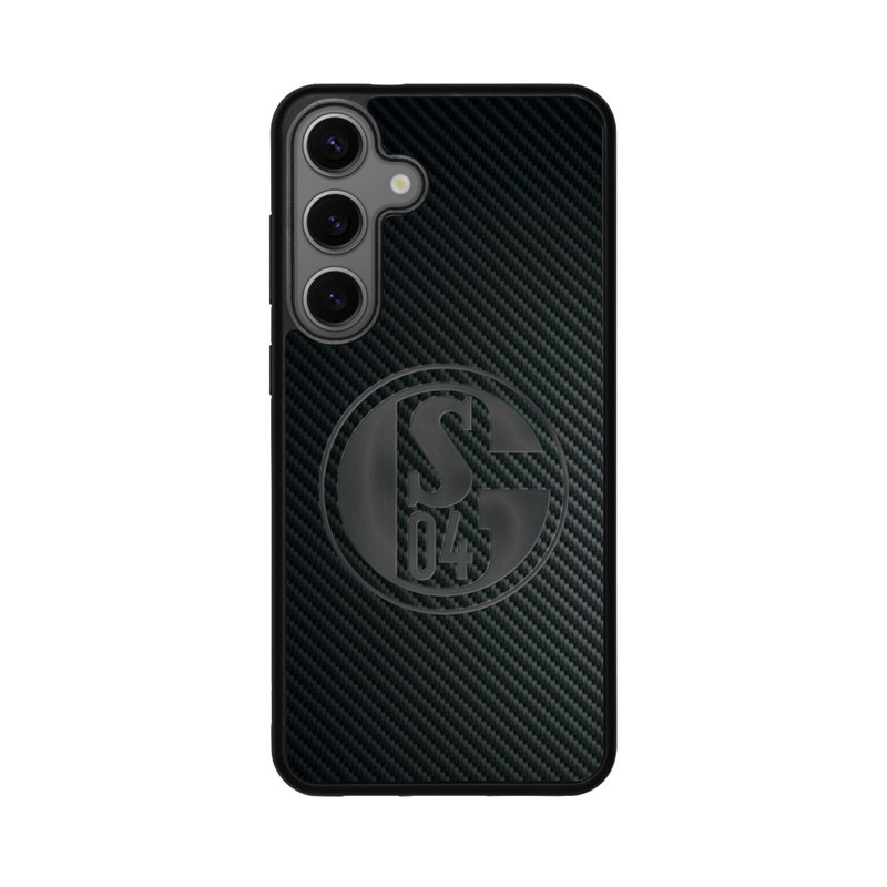 Galaxy S25 + Base Case Schalke 04 Carbon Look