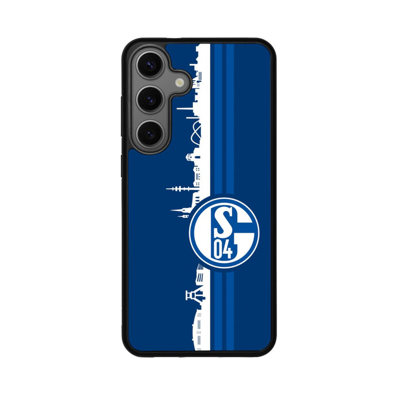 Galaxy S25 + Base Case Schalke 04 Skyline Blau
