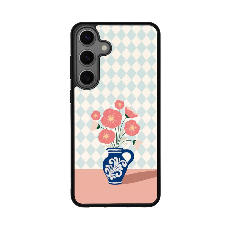Galaxy S25 + Base Case Blue Vase
