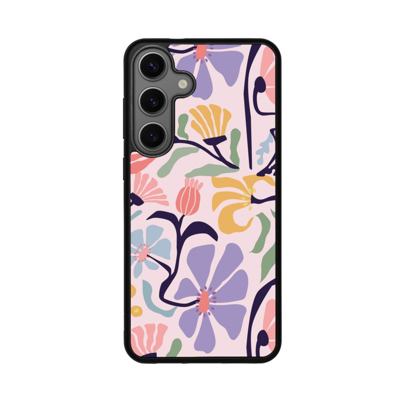 Galaxy S25 + Base Case Flower Market Ibiza Pink