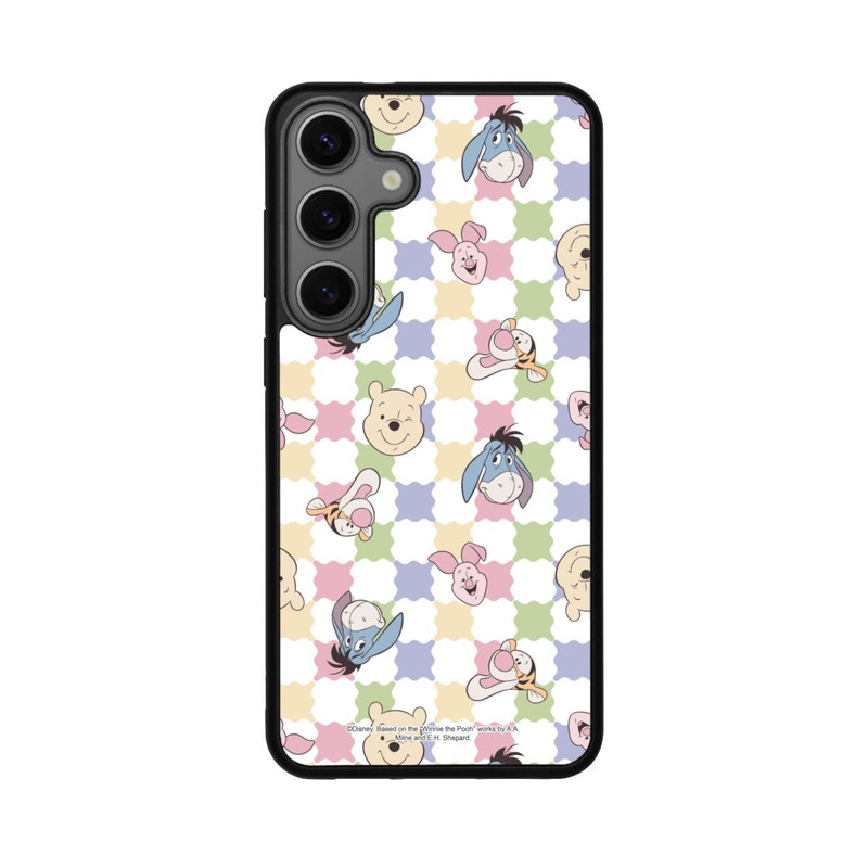 Galaxy S25 + Base Case Winnie Puuh und Freunde farbenfrohes Muster