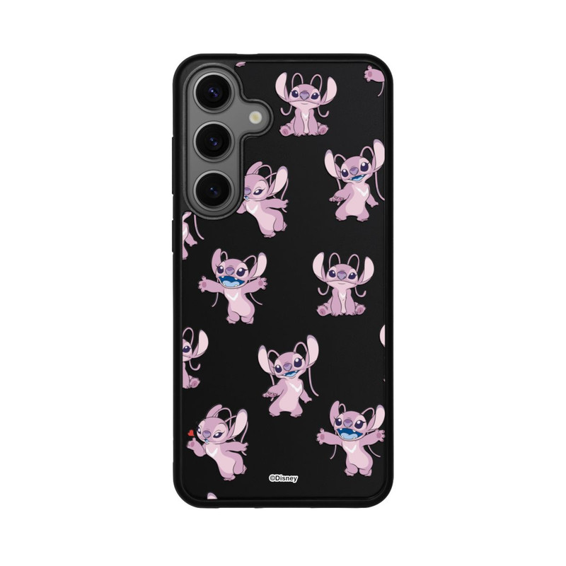 Galaxy S25 + Base Case Angel Faces Pattern Transparent