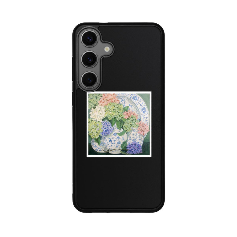 Galaxy S25 + Base Case Hydrangeas by Jennifer Abbott