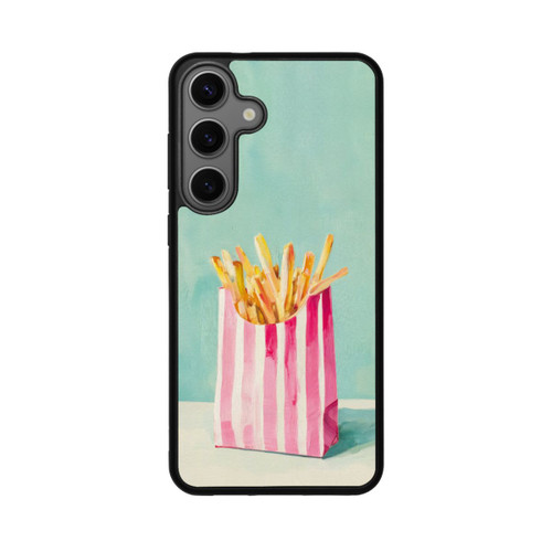Samsung Galaxy S25+  Base Case Retro Pommes Blau Watercolor