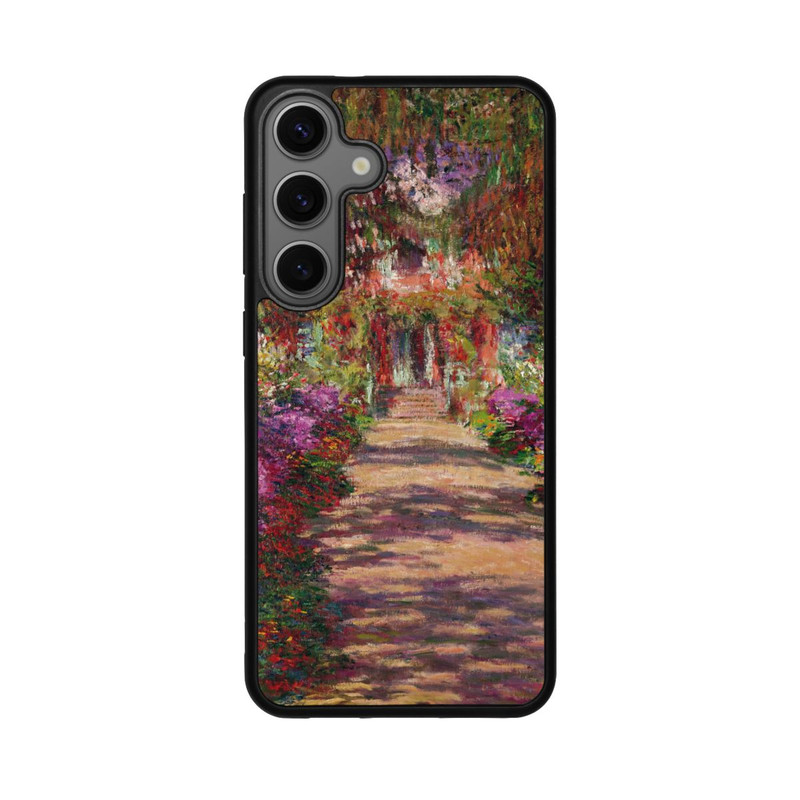 Galaxy S25 + Base Case Eine Allee in Monets Garten in Giverny by Claude Monet