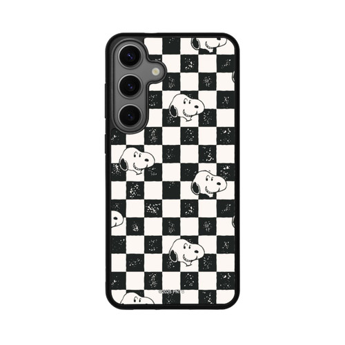 Samsung Galaxy S25+  Base Case Snoopy Heads Checked Pattern