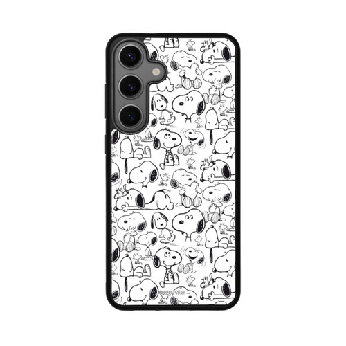 Samsung Galaxy S25+  Base Case Classic Snoopy Pattern White