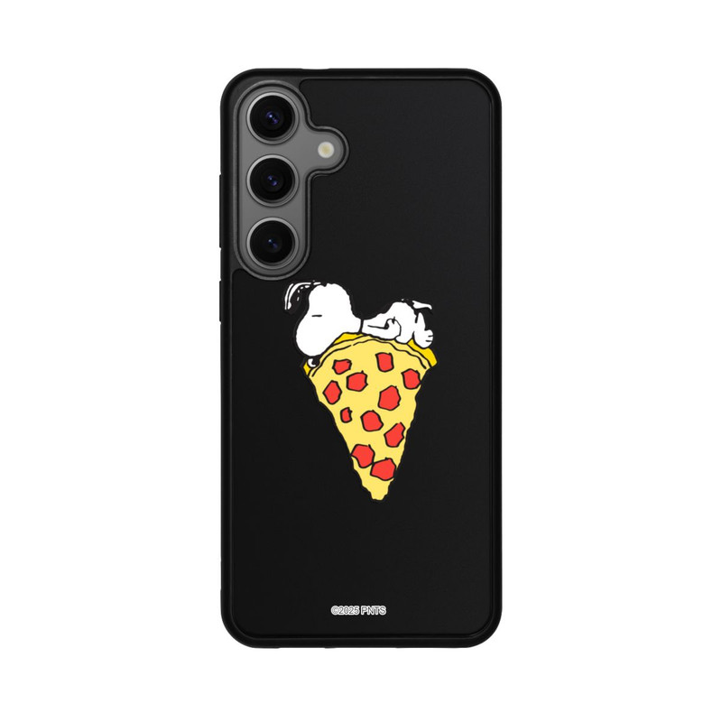 Galaxy S25 + Base Case Snoopy Pizza Transparent