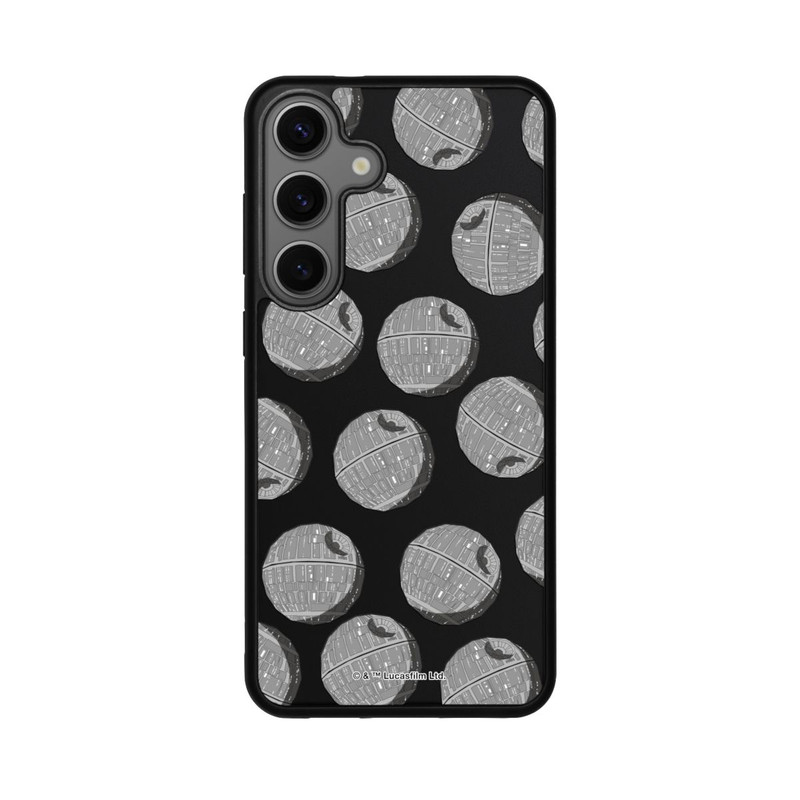 Galaxy S25 + Base Case death-star-pattern-transparent