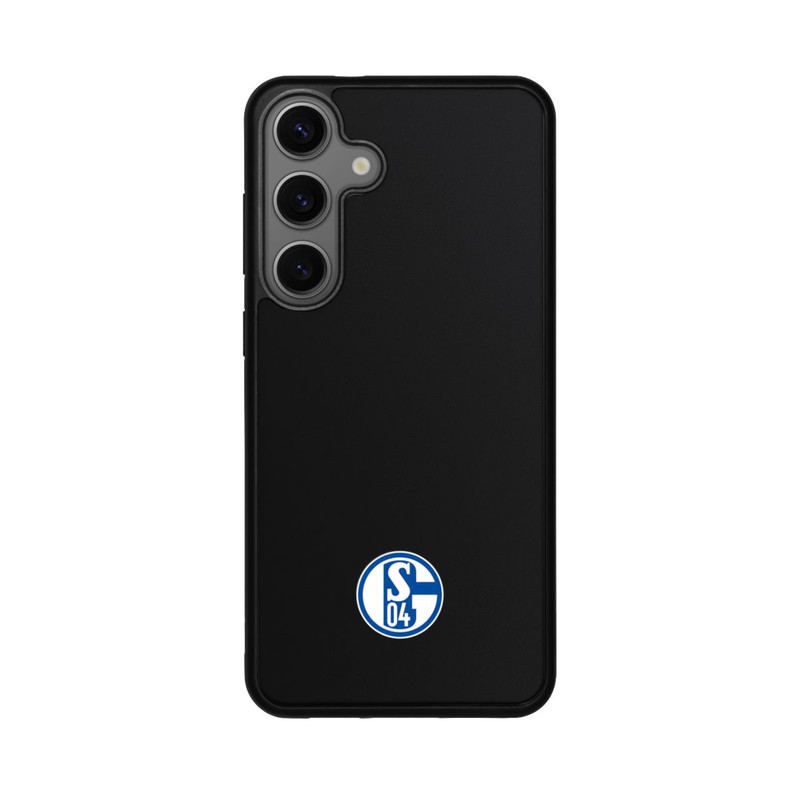 Galaxy S25 + Base Case FC Schalke 04 Logo Klein Transparent